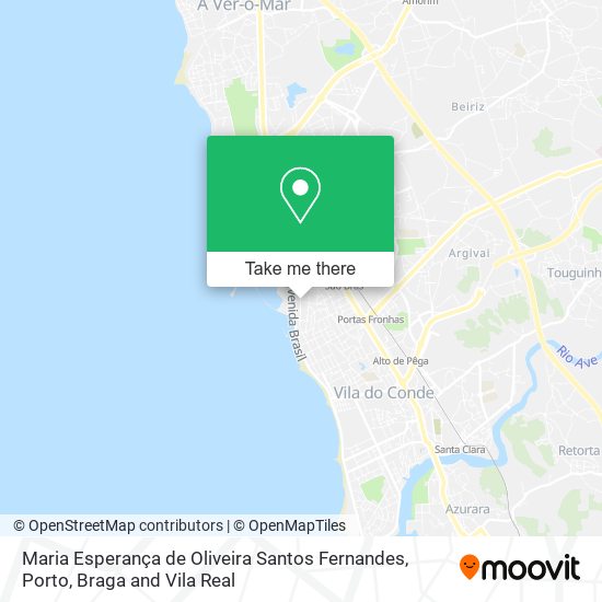 Maria Esperança de Oliveira Santos Fernandes mapa