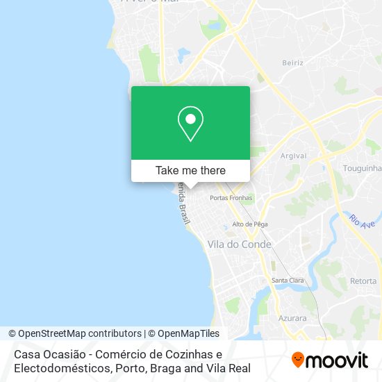 Casa Ocasião - Comércio de Cozinhas e Electodomésticos map
