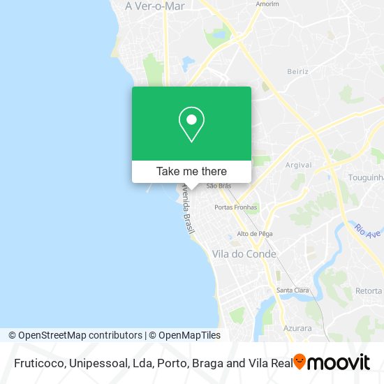 Fruticoco, Unipessoal, Lda mapa