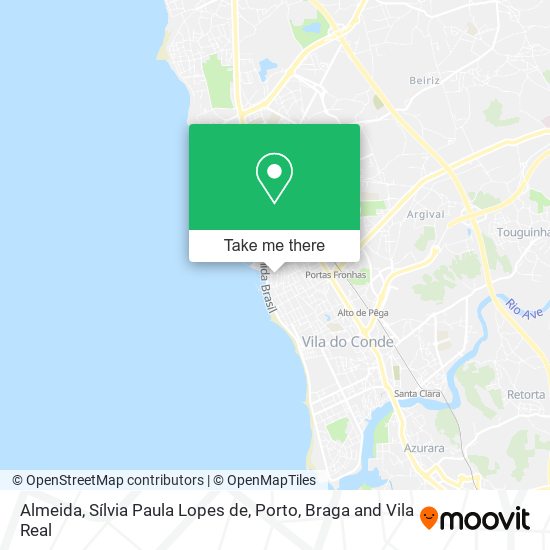 Almeida, Sílvia Paula Lopes de mapa