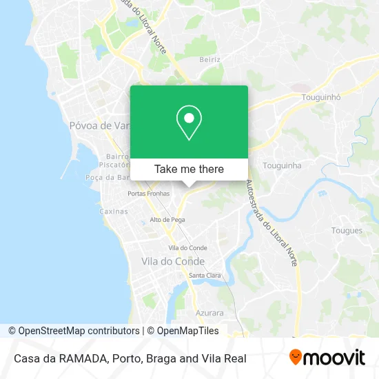 Casa da RAMADA map