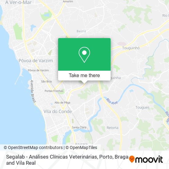 Segalab - Análises Clínicas Veterinárias map