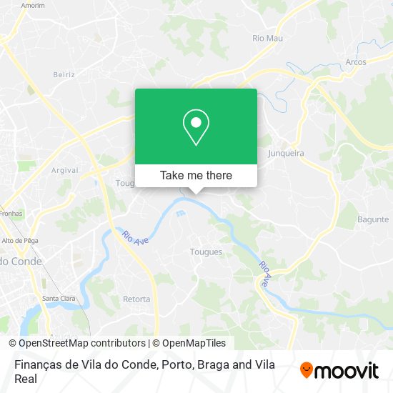 Finanças de Vila do Conde map