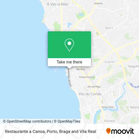 Restaurante a Canoa map
