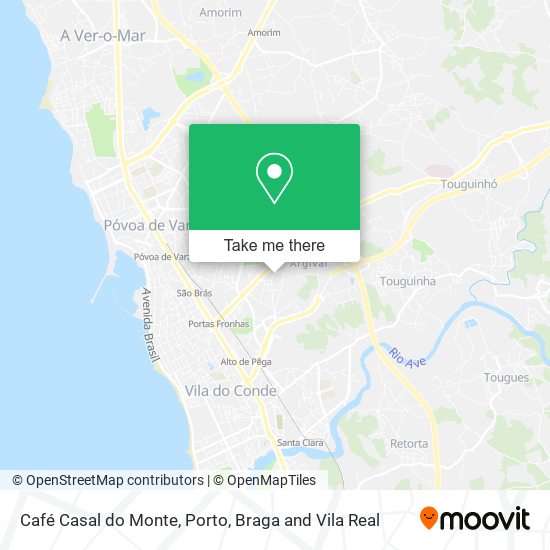 Café Casal do Monte map
