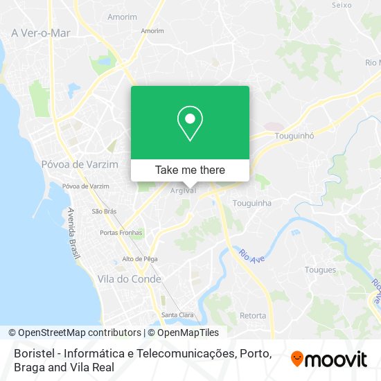 Boristel - Informática e Telecomunicações mapa