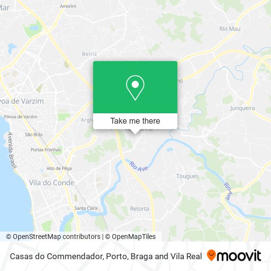 Casas do Commendador map