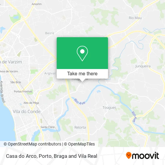 Casa do Arco map
