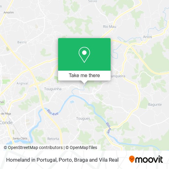 Homeland in Portugal mapa