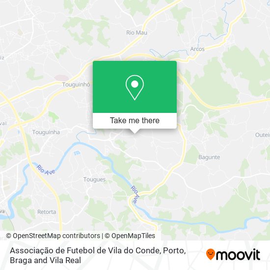 Associação de Futebol de Vila do Conde map