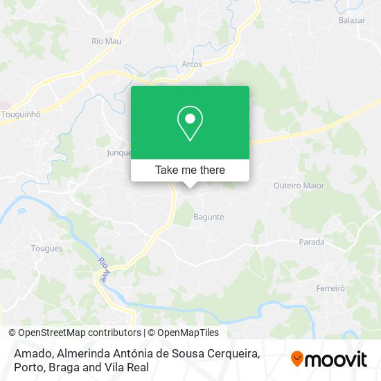 Amado, Almerinda Antónia de Sousa Cerqueira mapa