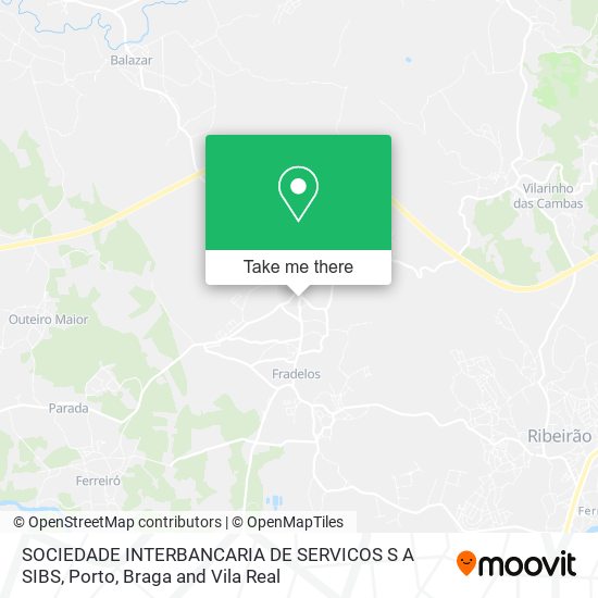 SOCIEDADE INTERBANCARIA DE SERVICOS S A SIBS map