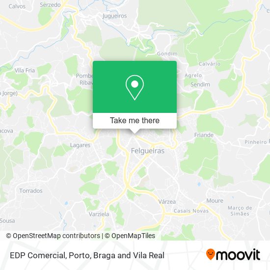 EDP Comercial map