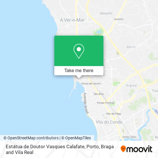 Estátua de Doutor Vasques Calafate map