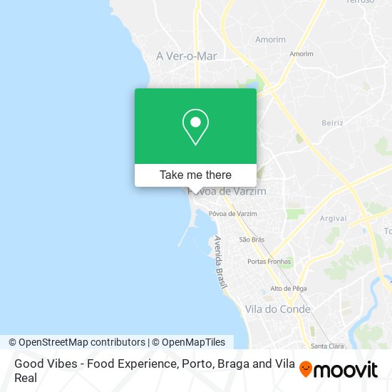 Good Vibes - Food Experience map