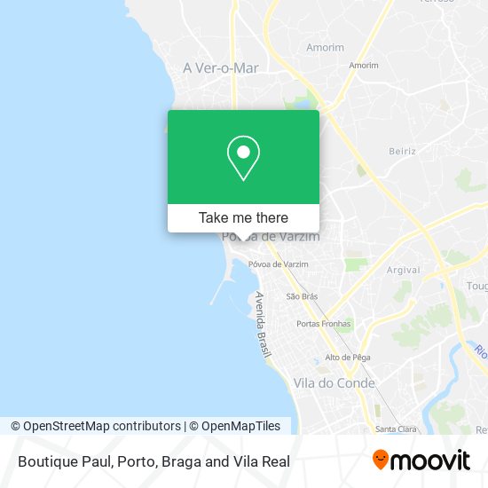 Boutique Paul mapa