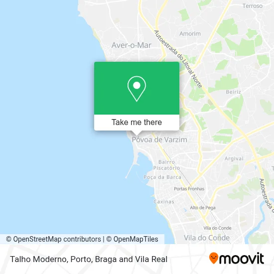 Talho Moderno map