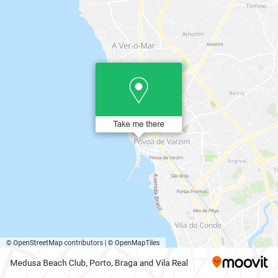 Medusa Beach Club map