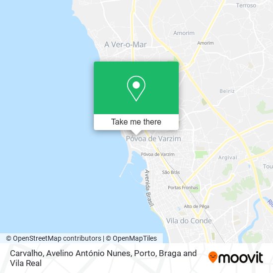 Carvalho, Avelino António Nunes map