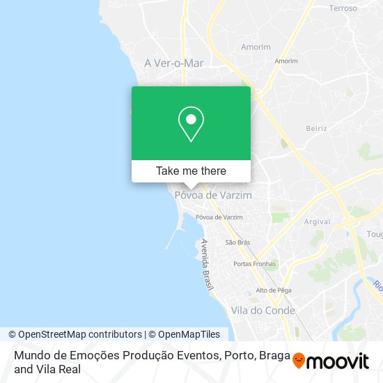 Mundo de Emoções Produção Eventos mapa