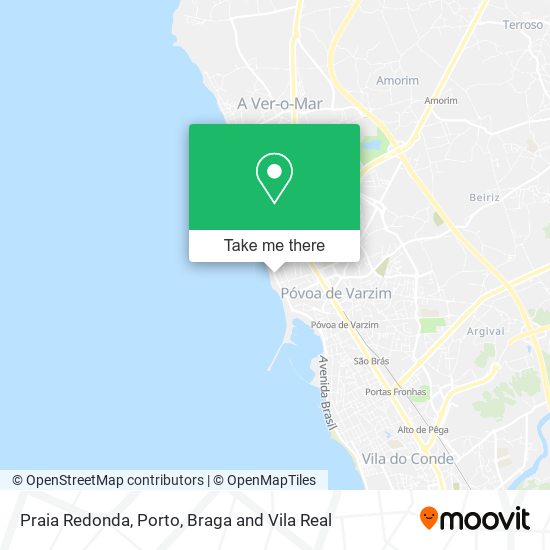 Praia Redonda map