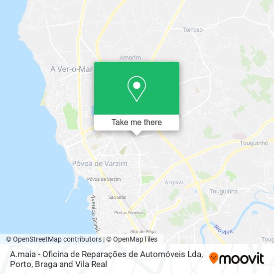 A.maia - Oficina de Reparações de Automóveis Lda map