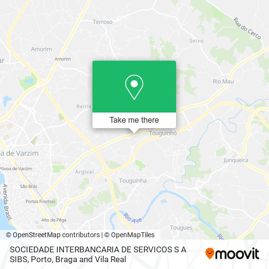 SOCIEDADE INTERBANCARIA DE SERVICOS S A SIBS map