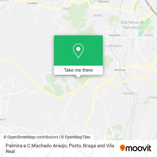 Palmira e C Machado Araújo map