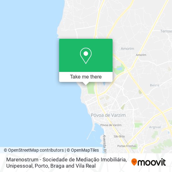 Marenostrum - Sociedade de Mediação Imobiliária, Unipessoal mapa