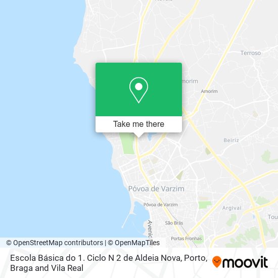 Escola Básica do 1. Ciclo N 2 de Aldeia Nova map