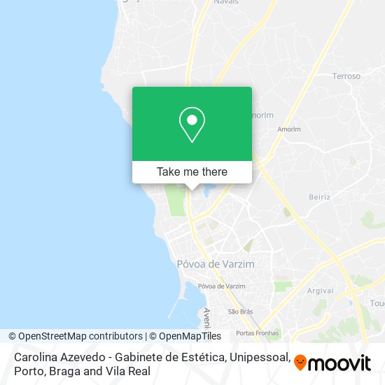 Carolina Azevedo - Gabinete de Estética, Unipessoal map