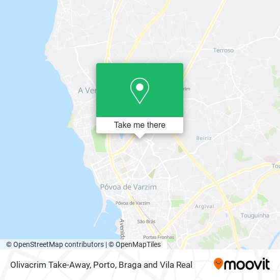 Olivacrim Take-Away map