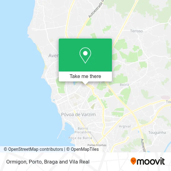 Ormigon map