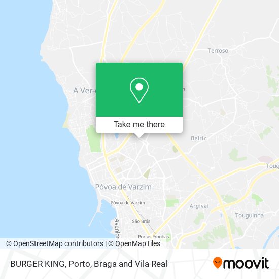 BURGER KING map