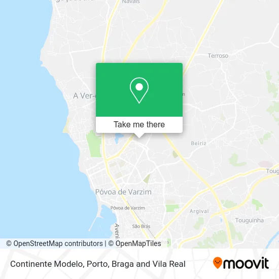 Continente Modelo map