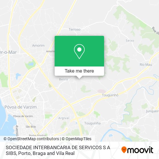 SOCIEDADE INTERBANCARIA DE SERVICOS S A SIBS mapa