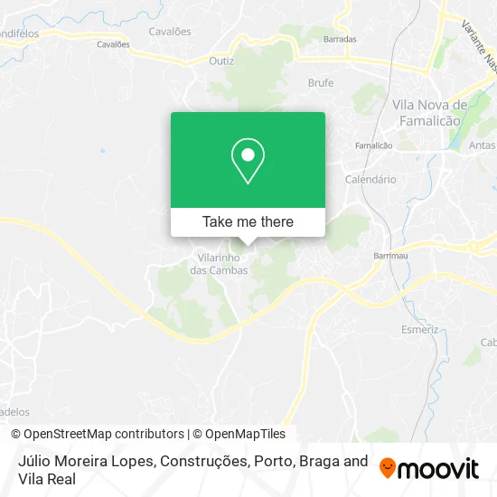 Júlio Moreira Lopes, Construções map