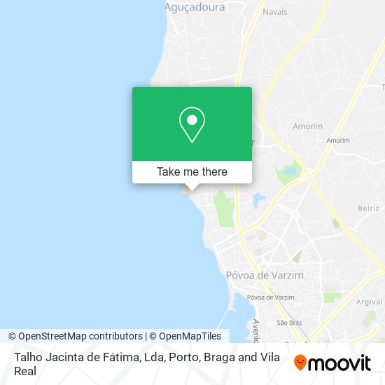 Talho Jacinta de Fátima, Lda mapa