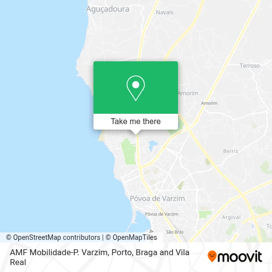 AMF Mobilidade-P. Varzim map