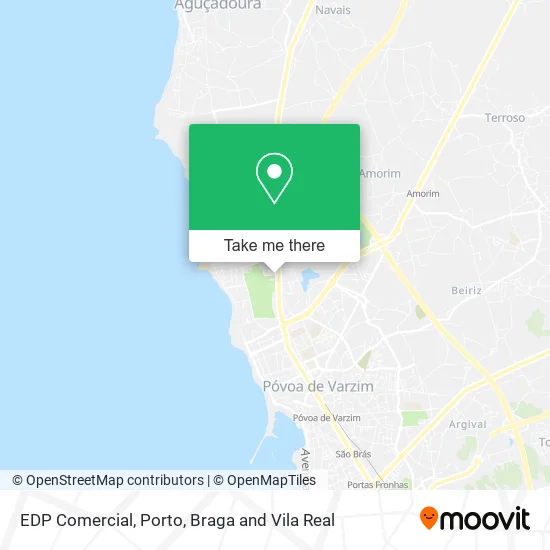 EDP Comercial map