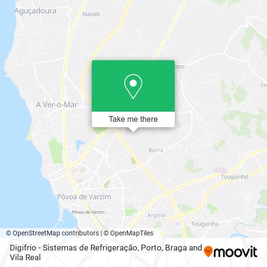 Digifrio - Sistemas de Refrigeração mapa