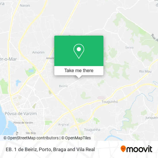 EB. 1 de Beiriz map