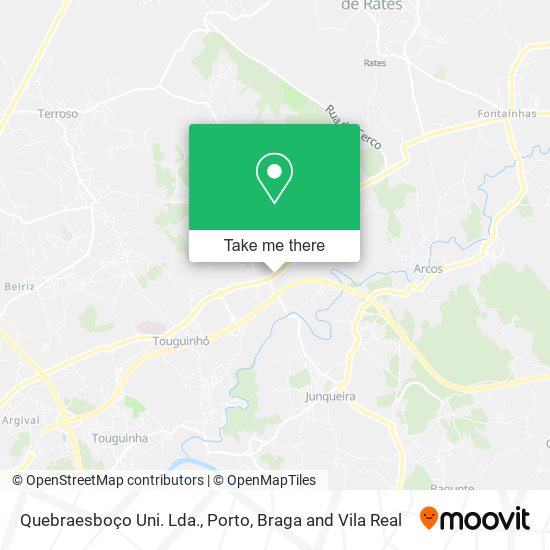 Quebraesboço Uni. Lda. mapa