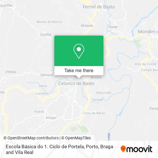 Escola Básica do 1. Ciclo de Portela map