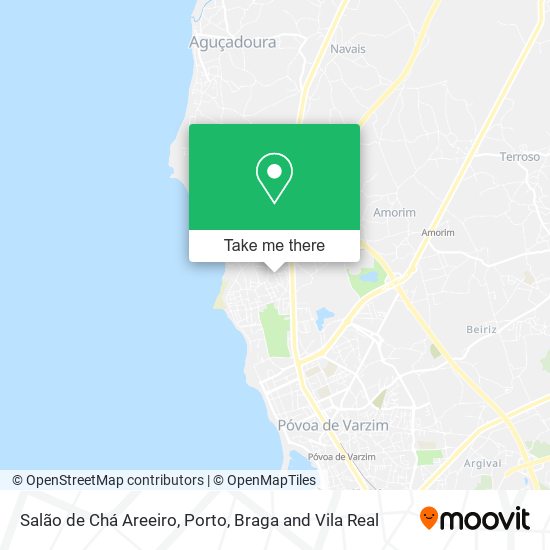 Salão de Chá Areeiro map