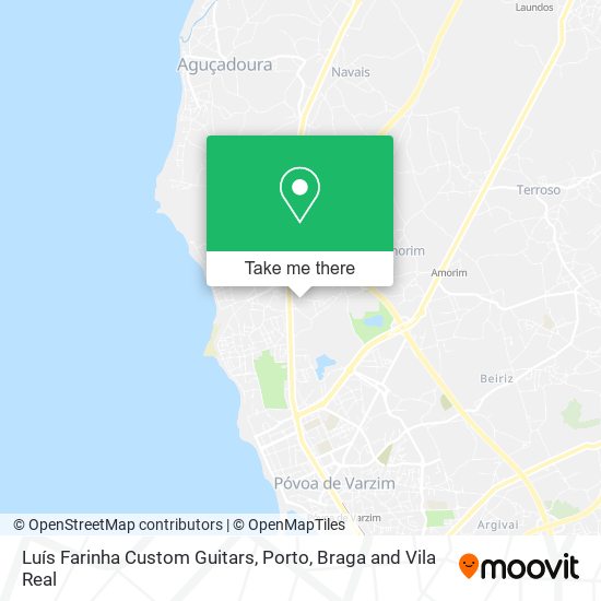 Luís Farinha Custom Guitars mapa