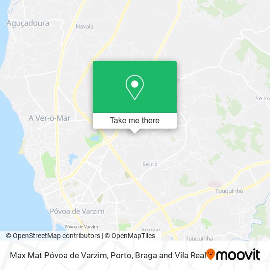 Max Mat Póvoa de Varzim mapa