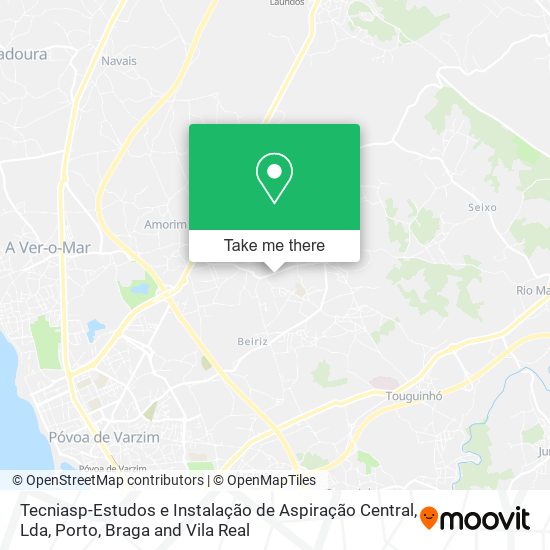 Tecniasp-Estudos e Instalação de Aspiração Central, Lda map