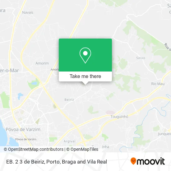 EB. 2 3 de Beiriz map