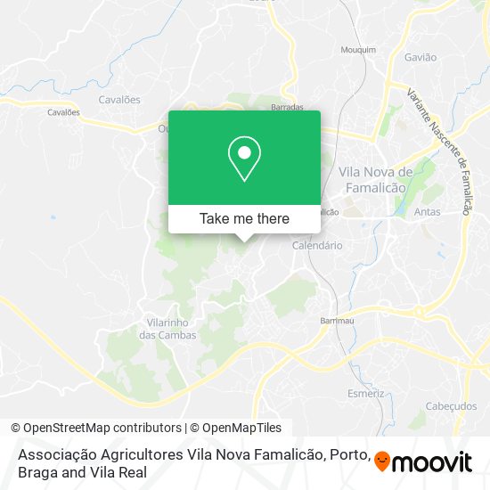 Associação Agricultores Vila Nova Famalicão map